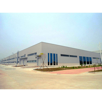 Edificio prefabricado del metal del taller industrial de la estructura de acero del marco del portal