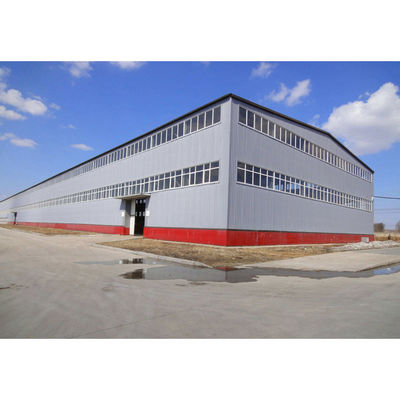 Edificio prefabricado del metal del taller industrial de la estructura de acero del marco del portal
