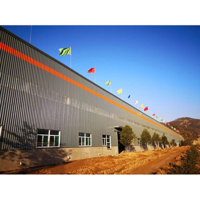 Edificio prefabricado del metal del taller industrial de la estructura de acero del marco del portal