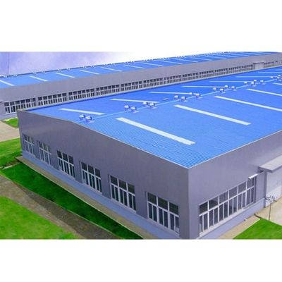 Construcción prefabricada del taller de la estructura de acero del haz H de la soldadura del palmo grande