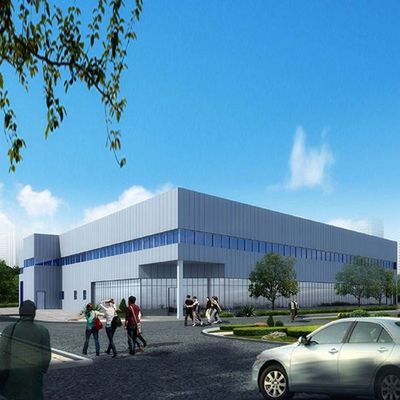 Construcción prefabricada del taller de la estructura de acero del haz H de la soldadura del palmo grande