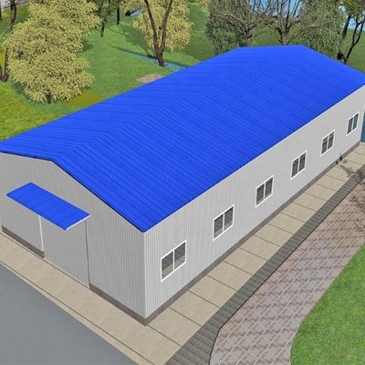 Construcción prefabricada del taller de la estructura de acero del haz H de la soldadura del palmo grande