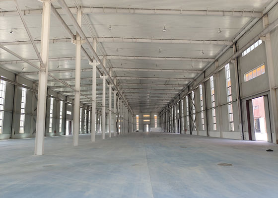 Edificios de procesamiento de taller de estructura de acero de industria prefabricada