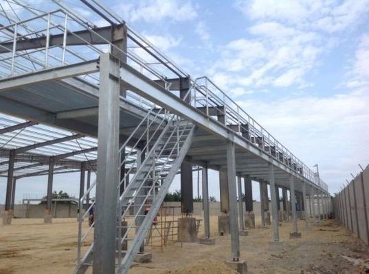 Plataforma robusta de la estructura de acero para el uso duradero