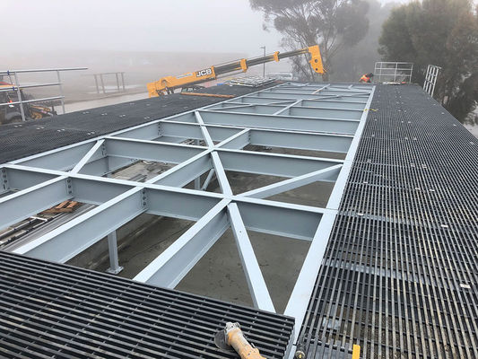 Estructura de acero fabricada con alta capacidad de carga para un uso duradero
