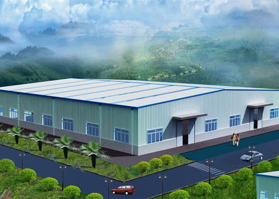 Edificio industrial prefabricado del marco del taller del garaje de la estructura de acero