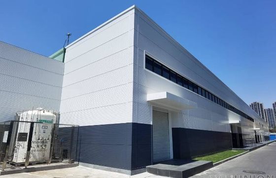 El marco porta de acero modificado para requisitos particulares de Q355B/Q235B prefabricó la construcción de acero