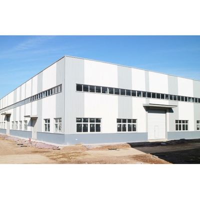 Estructura de acero Warehouse/vertiente prefabricada del tamaño estándar de la estructura de acero
