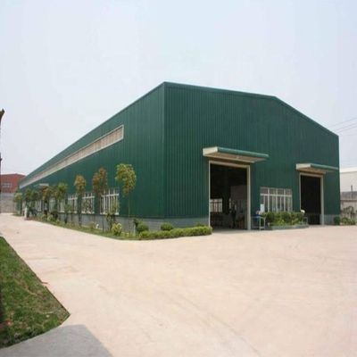 Estructura de acero Warehouse/vertiente prefabricada del tamaño estándar de la estructura de acero