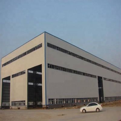 Estructura de acero Warehouse/vertiente prefabricada del tamaño estándar de la estructura de acero
