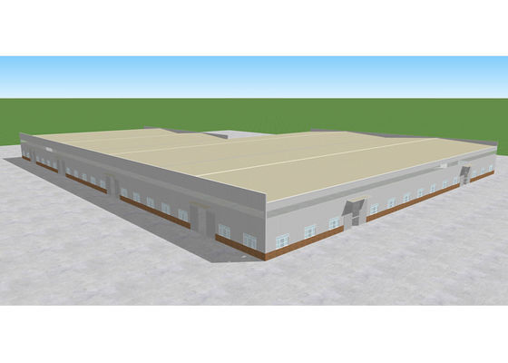 Edificio prefabricado de la construcción del marco de Warehouse de la estructura de acero