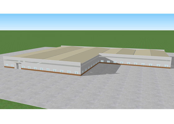 Edificio prefabricado de la construcción del marco de Warehouse de la estructura de acero