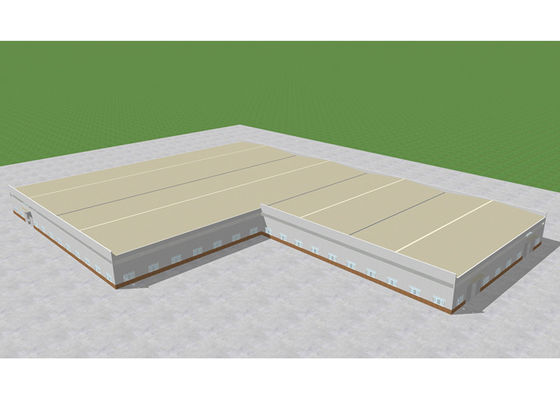 Edificio prefabricado de la construcción del marco de Warehouse de la estructura de acero