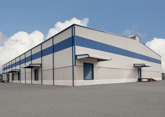Q355 soldó con autógena la construcción del taller de la estructura de acero de la sección de H pintada