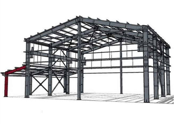 Taller de acero prefabricado de la fabricación del marco del hangar de la estructura de acero de la industria