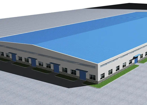 Taller de acero prefabricado de la fabricación del marco del hangar de la estructura de acero de la industria