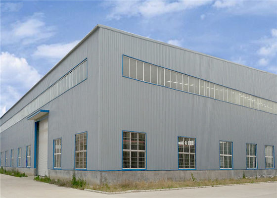 Construcción de estructuras prefabricadas de acero Taller de almacenamiento A prueba de viento