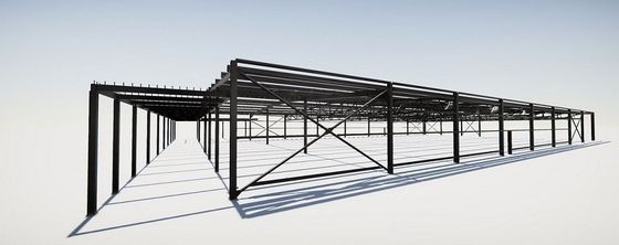 El taller estable de la estructura de acero de la rejilla prefabricó el CE constructivo