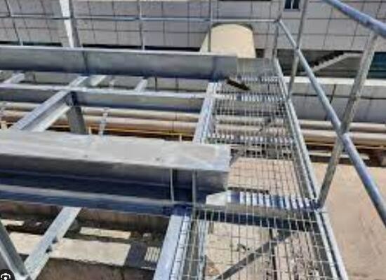 Alta plataforma de la estructura de acero de la capacidad de carga con alta seguridad