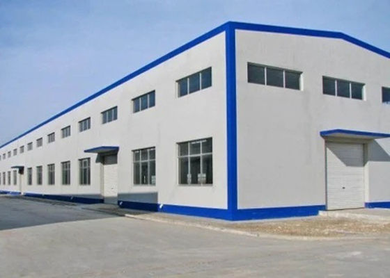 Taller industrial durable ISO9001 de doblez constructivo de la estructura de acero
