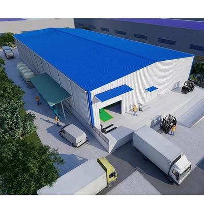 Fabrica de estructuras prefabricadas de acero Taller de construcción industrial