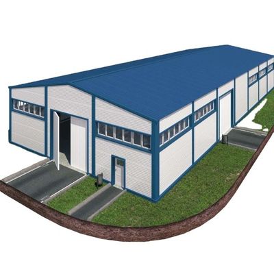 Fabrica de estructuras prefabricadas de acero Taller de construcción industrial