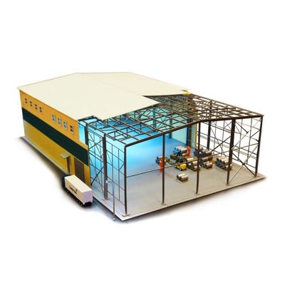 Fabrica de estructuras prefabricadas de acero Taller de construcción industrial