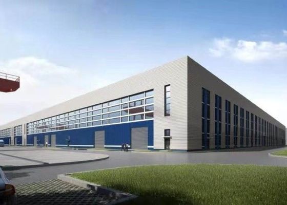 Construcción de estructuras industriales de acero Taller prefabricado con diseño libre