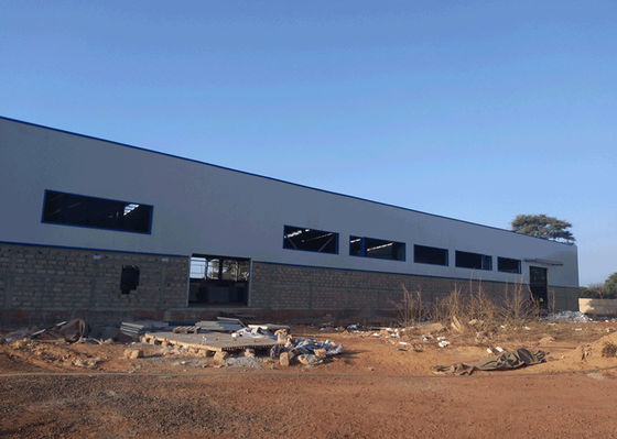 Taller de acero prefabricado de la fabricación del marco del hangar de la estructura de acero de la industria