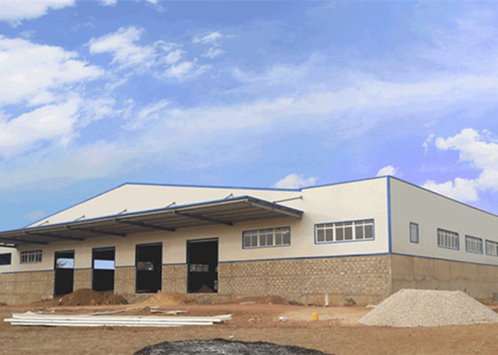 Taller de acero prefabricado de la fabricación del marco del hangar de la estructura de acero de la industria
