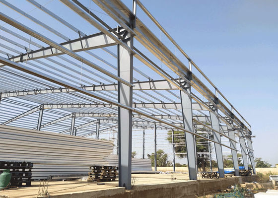Taller de acero prefabricado de la fabricación del marco del hangar de la estructura de acero de la industria