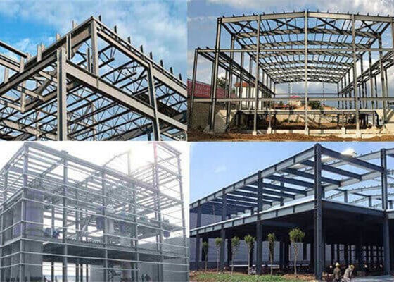 Edificio de talleres de estructuras industriales de acero con flexión estándar GB