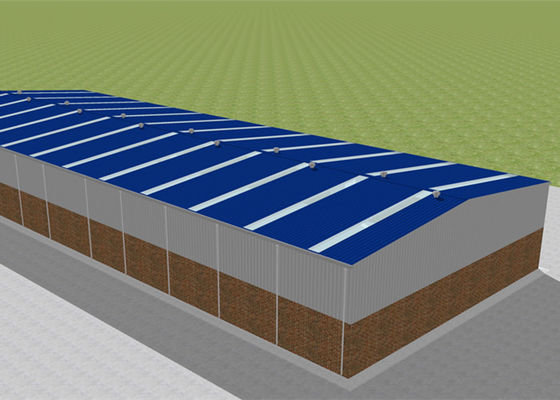 Taller industrial durable ISO9001 de doblez constructivo de la estructura de acero