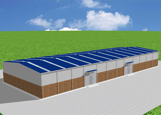 Taller industrial durable ISO9001 de doblez constructivo de la estructura de acero