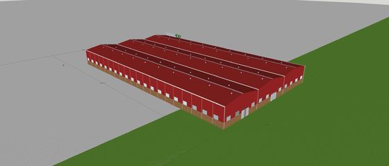 Fábrica de estructuras de acero de alta precisión con corto período de construcción