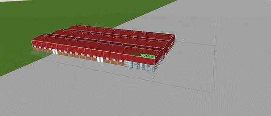 Fábrica de estructuras de acero de alta precisión con corto período de construcción