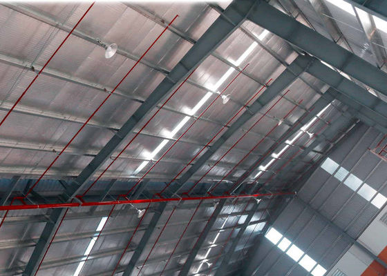 Edificios de procesamiento de taller de estructura de acero de industria prefabricada