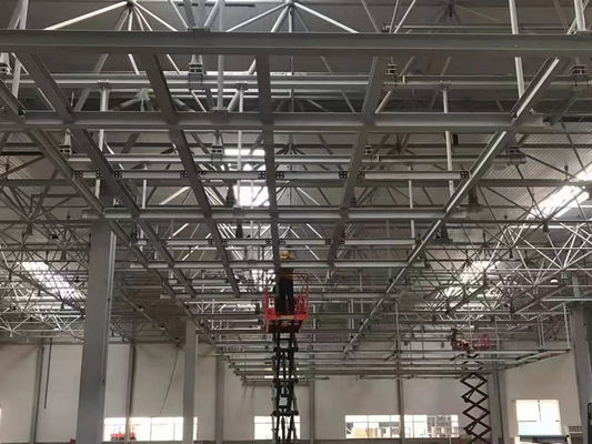 Construcción prefabricada de acero Fábrica de estructuras de acero con diseño personalizado