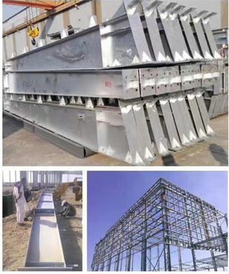 Construcción prefabricada de acero Fábrica de estructuras de acero con diseño personalizado
