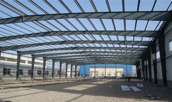 Edificio de estructura de acero prefabricado para almacenamiento con acero de sección H