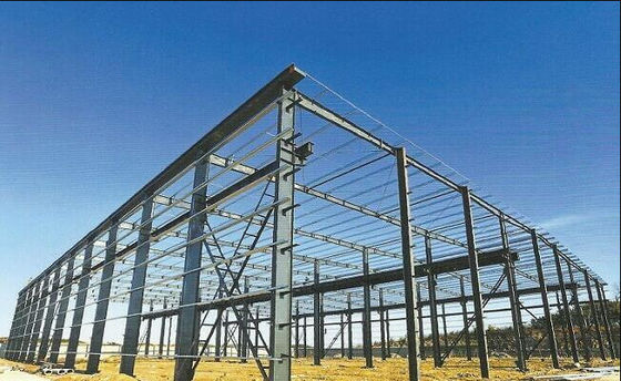 Construcción metálica estructura de acero marco almacén taller planta de construcción