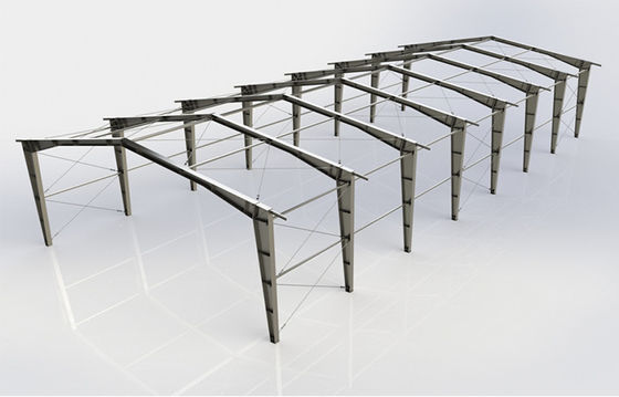 Estructura de acero multifuncional ligera de la rejilla de Warehouse de la estructura de acero