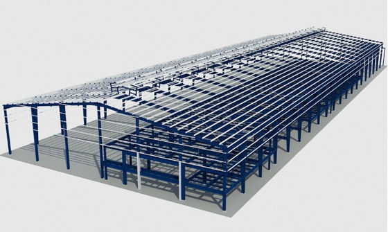 Taller de estructuras de acero ligero de alta resistencia para almacén