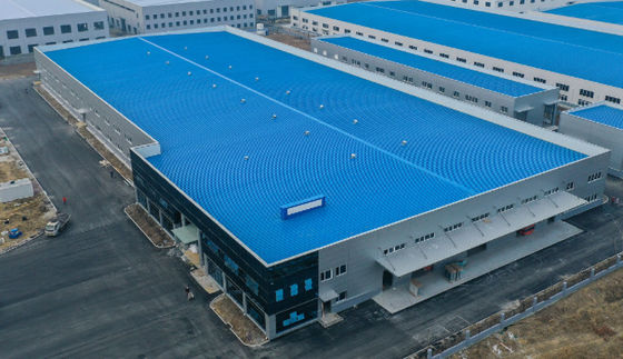 Taller de construcción prefabricada de estructuras de acero con fácil montaje
