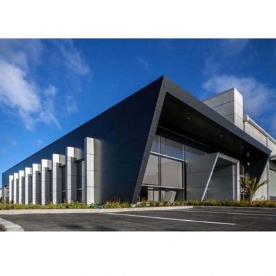 Almacén de estructuras de acero ligero para edificios comerciales