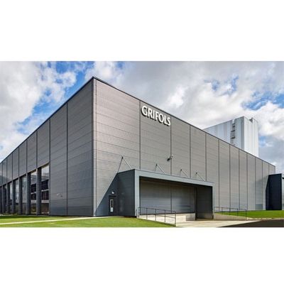 Almacén de estructuras de acero ligero para edificios comerciales