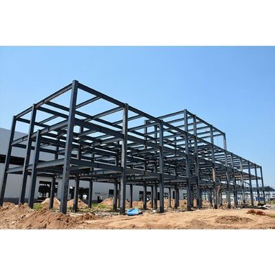 Taller del marco de acero que construye la construcción estructural de Warehouse