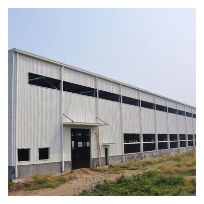Peso ligero moderno de los edificios del taller de la estructura de acero del palmo grande adaptable