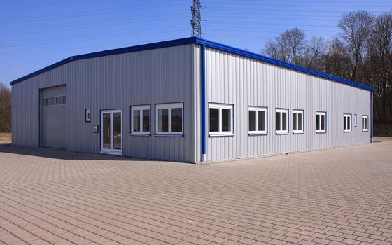 Taller de construcción de estructuras de acero ligero Certificado CE ISO 9001 y duradero