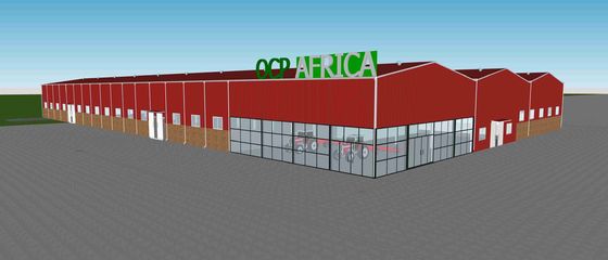 Edificio comercial de acero estructural reutilizable de la estructura de acero del marco Q235B